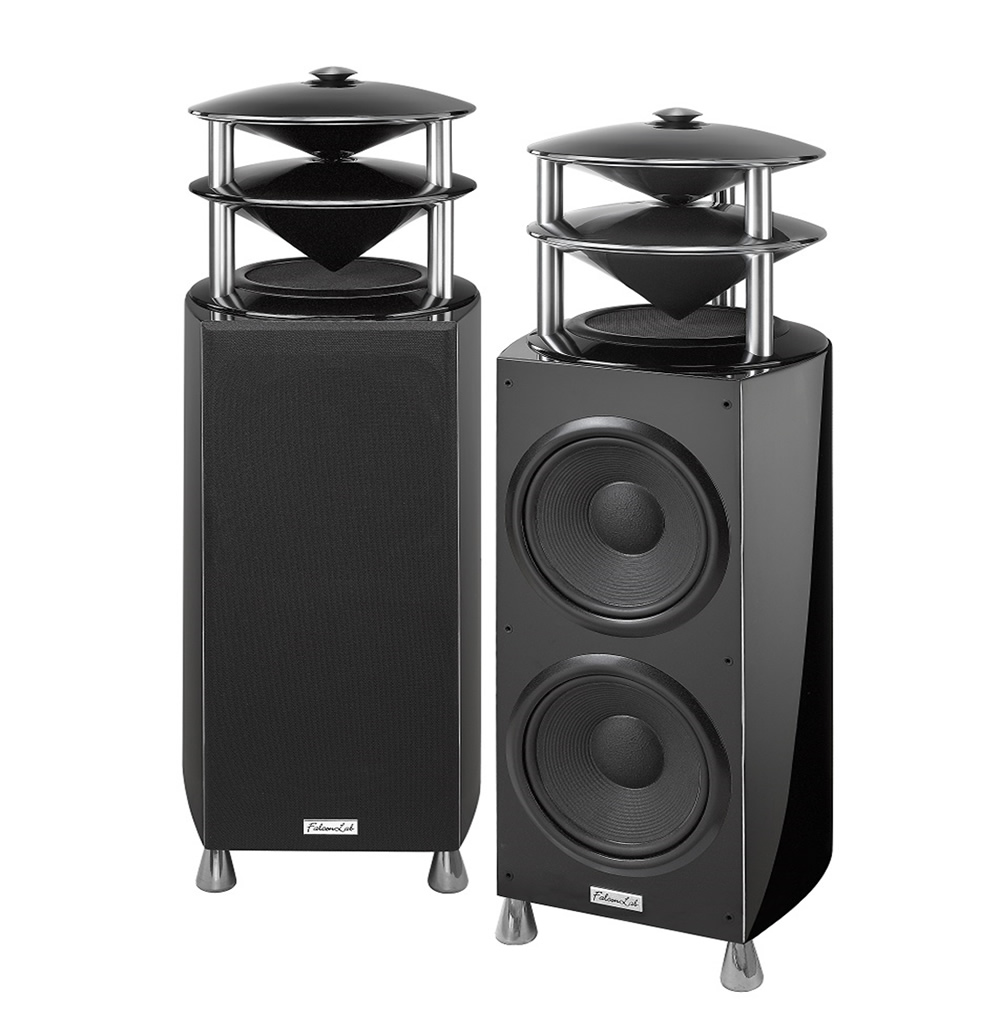 FalconLab　Model201 スピーカー 黒 モダン FalconLab Model201 スピーカー 黒 モダン FalconLab Model 201