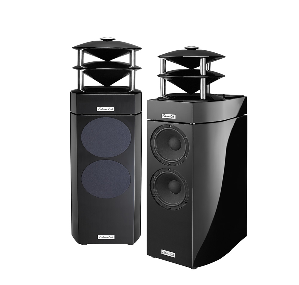 FalconLab　Model201 スピーカー 黒 モダン FalconLab Model201 スピーカー 黒 モダン FalconLab Model 201